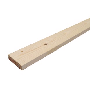 Fyrretræ Ubehandlet - 25x125 mm - 1,2 meter