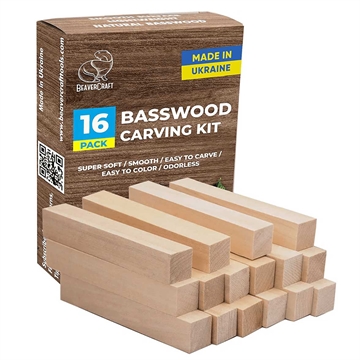 Snittetre Beaver Craft – 16 klosser