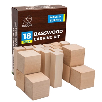 Snittetre Beaver Craft – 18 klosser