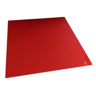 Akrylplate Plexi: 3:0x500x500 mm - Rød