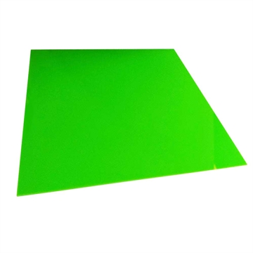 Akrylplate Plexi: 3:0x500x500 mm - Grønn