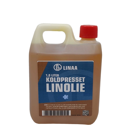 Kaldpresset Linolje - 1:0 Liter