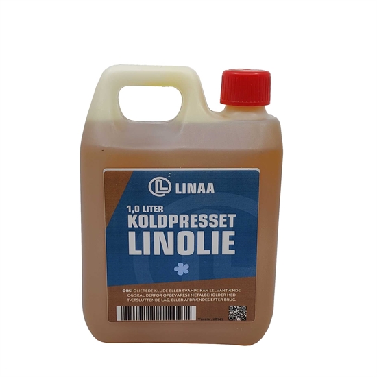 Kaldpresset Linolje - 1:0 Liter