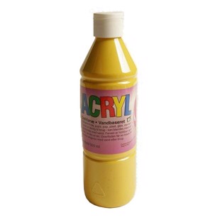 Akrylmaling - Sitrongul 0:5 liter