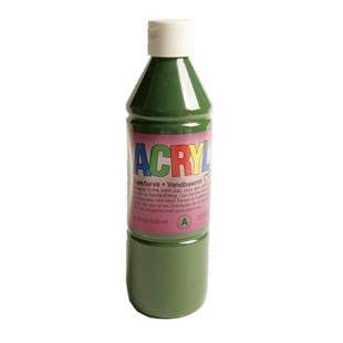  Akrylmaling - Grønn 0:5 liter