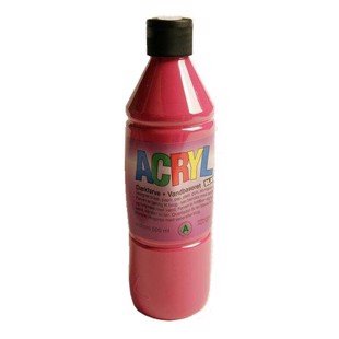 Akrylmaling - Blanderød 0:5 liter