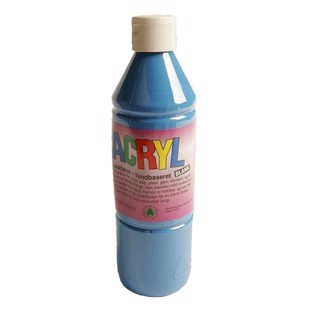 Akrylmaling - Blå 0:5 liter