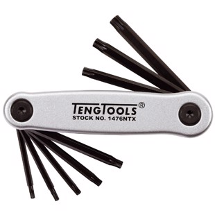Torx nøkler Teng Tools - 8 stk. 