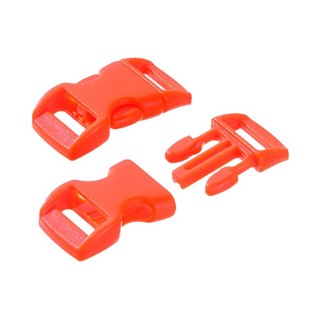 Klikkspenne plast 14 mm - Orange - 10 stk