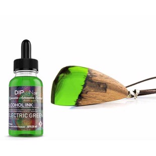 Epoxy farge 20 ml Transp.-Electric Green