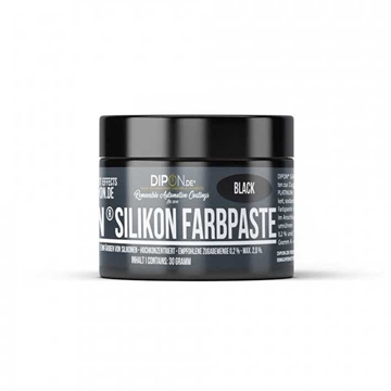 Silikon farge Svart - 30 gram