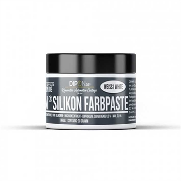 Silikon farge Hvit - 30 gram