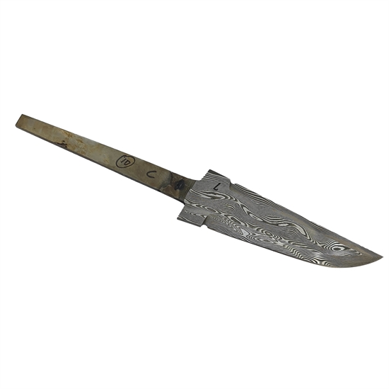 Knivblad Damaceret Lisby - 100 mm