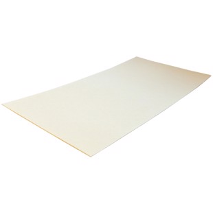 Fiberplate 0:8x125x250 mm - Hvit