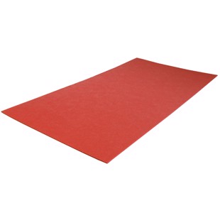 Fiberplate 0:8x125x250 mm - Rød