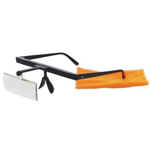 Brillelupe med innfatning