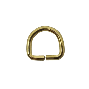 D-Ring - 13 mm Messing