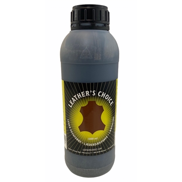 Lær Dekkfarge 250 ml sort