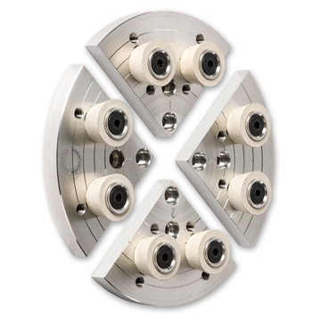 Bakkesett Axminster Button-bakker - 250 mm