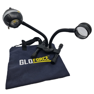 GloForce lampe- og 8X forstørrelseslinsesett