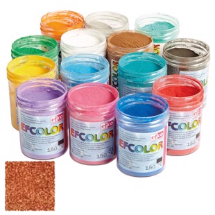 Emaljepulver Glitter 25 ml - Kobber