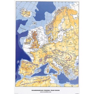 Kart over europeiske fiskeplasser