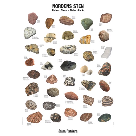 Plakat - Nordens Stein - Stor - UTEN