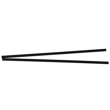 Plakatlistesett Sort - 42 cm
