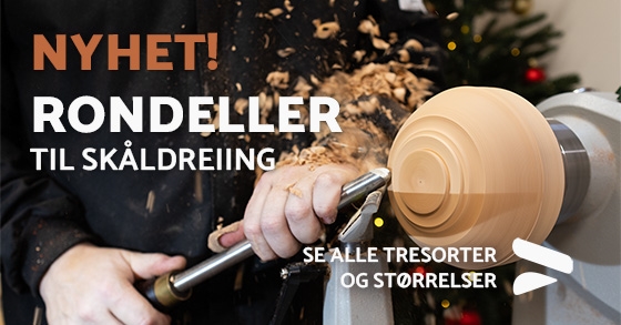 Rondeller for tredreiing