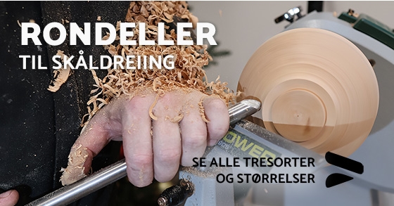 Rondeller for tredreiing