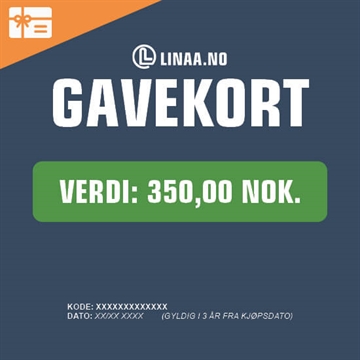 Gavekort - 350 NOK