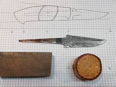 Trinn 1: Valg av materiale for denne kniven