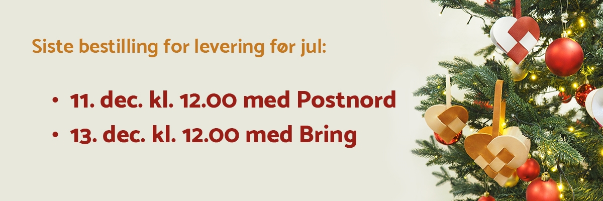 siste bestilling for levering før jul